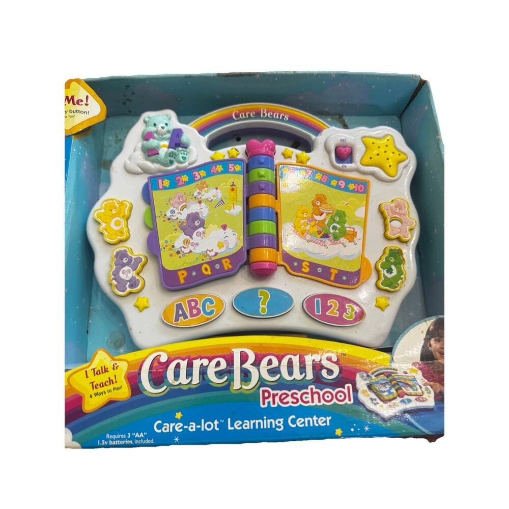 Vintage 2005 Care Bears Preschool Care-a-Lot Learning Center NEW Tested